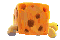 meppity1 animation loop yellow orange Sticker