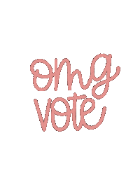 omgvote vote election voting joe biden Sticker