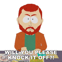 Stop It Kyle Broflovski Sticker by South Park