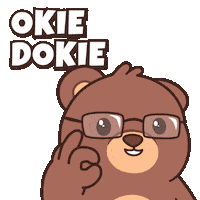 Happy Teddy Bear Sticker by BEARISH