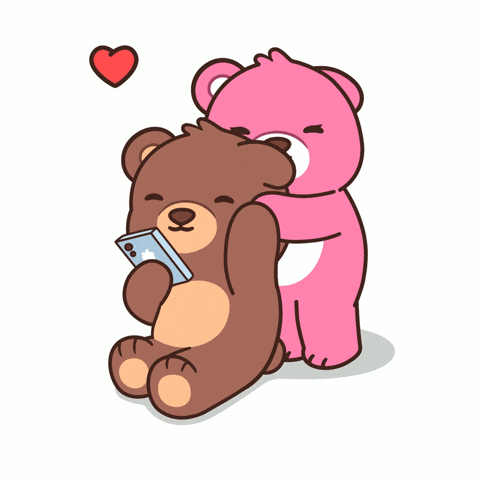 I Love Ya Teddy Bear GIF by BEARISH