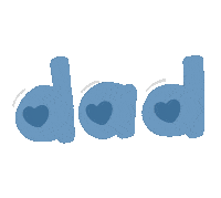Dad Love Sticker by Demic
