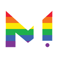 maskineriet logo pride colors m Sticker