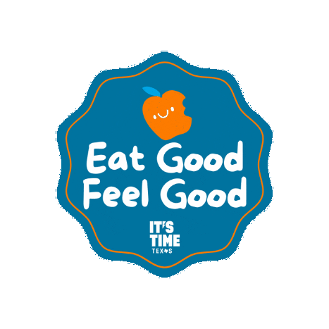 itstimetx giphygifmaker apple eat healthy community challenge Sticker