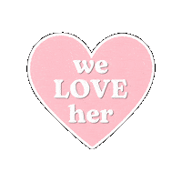 Love Her Girl Crush Sticker by NZ Collab