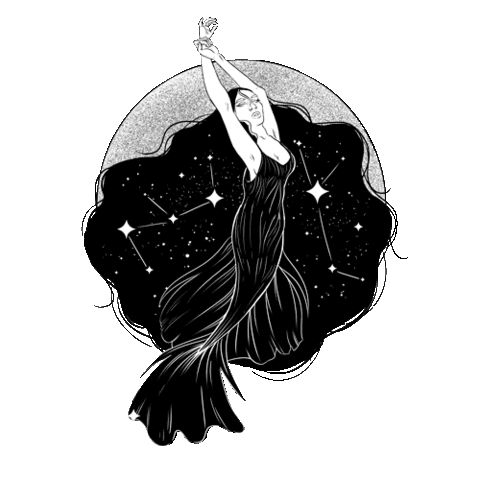 AntoSuarezart zodiaco sirena horoscopo acuario Sticker