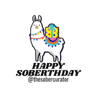Sober Day Sticker by The Sober Curator