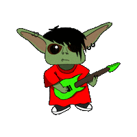 Emo Yodi Sticker