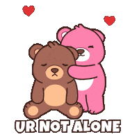 Sad Teddy Bear Sticker by BEARISH