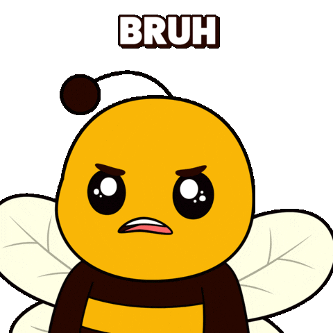 No Way What Sticker by Plan Bee Studios
