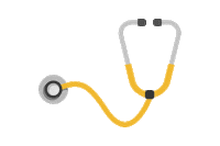 MUHealth hospital missouri mu stethoscope Sticker