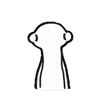 mozyspace what question meerkat questionmark Sticker