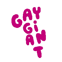 Pink Gay Sticker by Gabriel Ebensperger