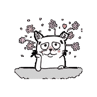 The Cat Love Sticker