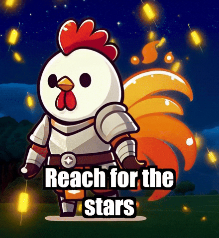 Dreams Reach For The Stars GIF by Zorooster