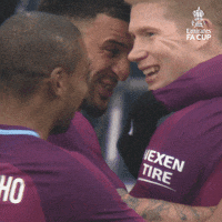 Celebrate Manchester City GIF by Emirates FA Cup