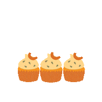 chsugar fall baking cupcakes ch sugar Sticker