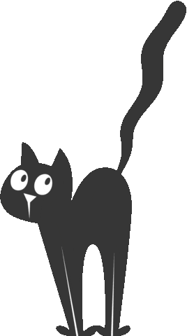 Cat Halloween Sticker