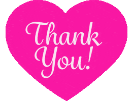 TealFeatherDesign thankyou pinkheart Sticker
