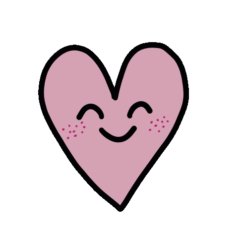 Noukr love heart hartje pinkheart Sticker