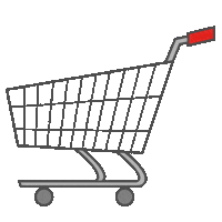 wemakeprice shopping cart shopping cart 쇼핑 Sticker