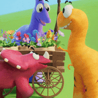 3D Love GIF by Claynosaurz