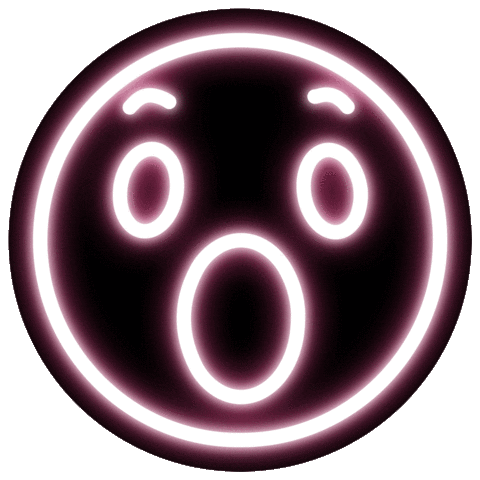 neon lights surprise Sticker by E.ON