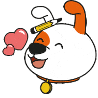 Cat Dog Sticker