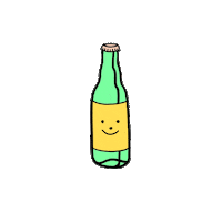 bottle whoswho Sticker by WH8S