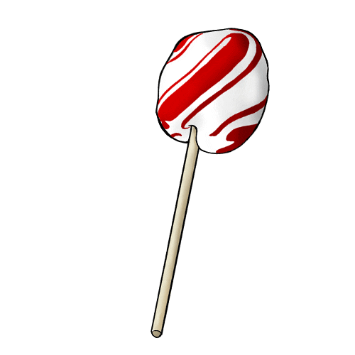 Polkapojkarna candy lollipop polka granna Sticker