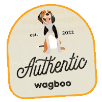 Happy Dog Sticker by Wagboo