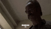 angry the walking dead GIF