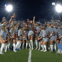Excited University Of North Carolina GIF by UNC Tar Heels