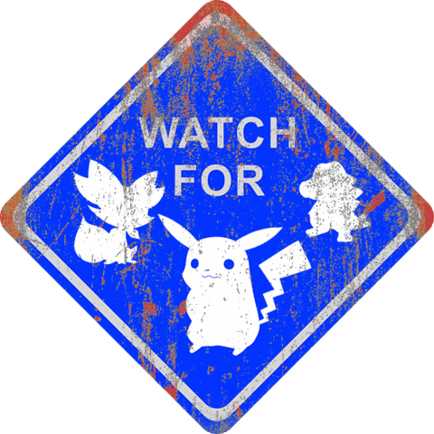 Vintage Pokemon Sticker by MockoFun