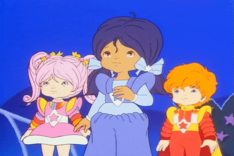 run away rainbow brite GIF