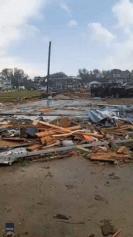 Much of Greenfield, Iowa, Reduced to Rubble After Deadly Tornado