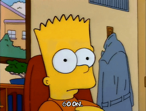 Blinking Season 3 GIF by The Simpsons