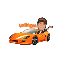 Car Racing Sticker by La Boom NY