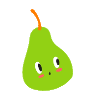 Pear Scoops Sticker by Scoop and Scales