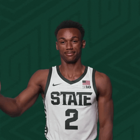 Go Green GIF by Michigan State Athletics