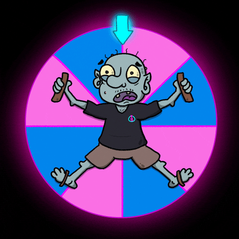 BrettDrawsStuff neon spin spinning casino GIF