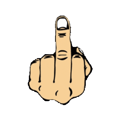 Angry Middle Fingers Sticker by imoji