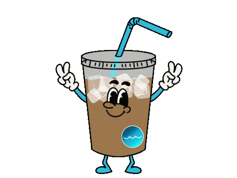 BluWave giphyupload coffee design fuel Sticker