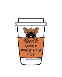 French Bulldog Fall Sticker by frenchiefriendsbrand