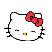 Hungry Hello Kitty Sticker by Sanrio Korea