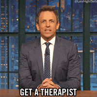 Seth Meyers Get Help GIF by Late Night with Seth Meyers