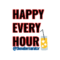 Alcohol-Free Sobriety Sticker by The Sober Curator