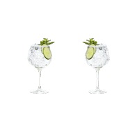 ceders_drinks blue cheers healthy gin Sticker