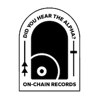 OnChainRecords music digital web3 alpha Sticker