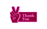 Thanks Thank You Sticker by Elementor